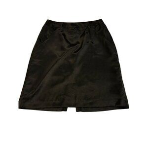 Jaclyn Smith Women's Size 6 Skirt Pencil Lined Black Knee Length New With Tags